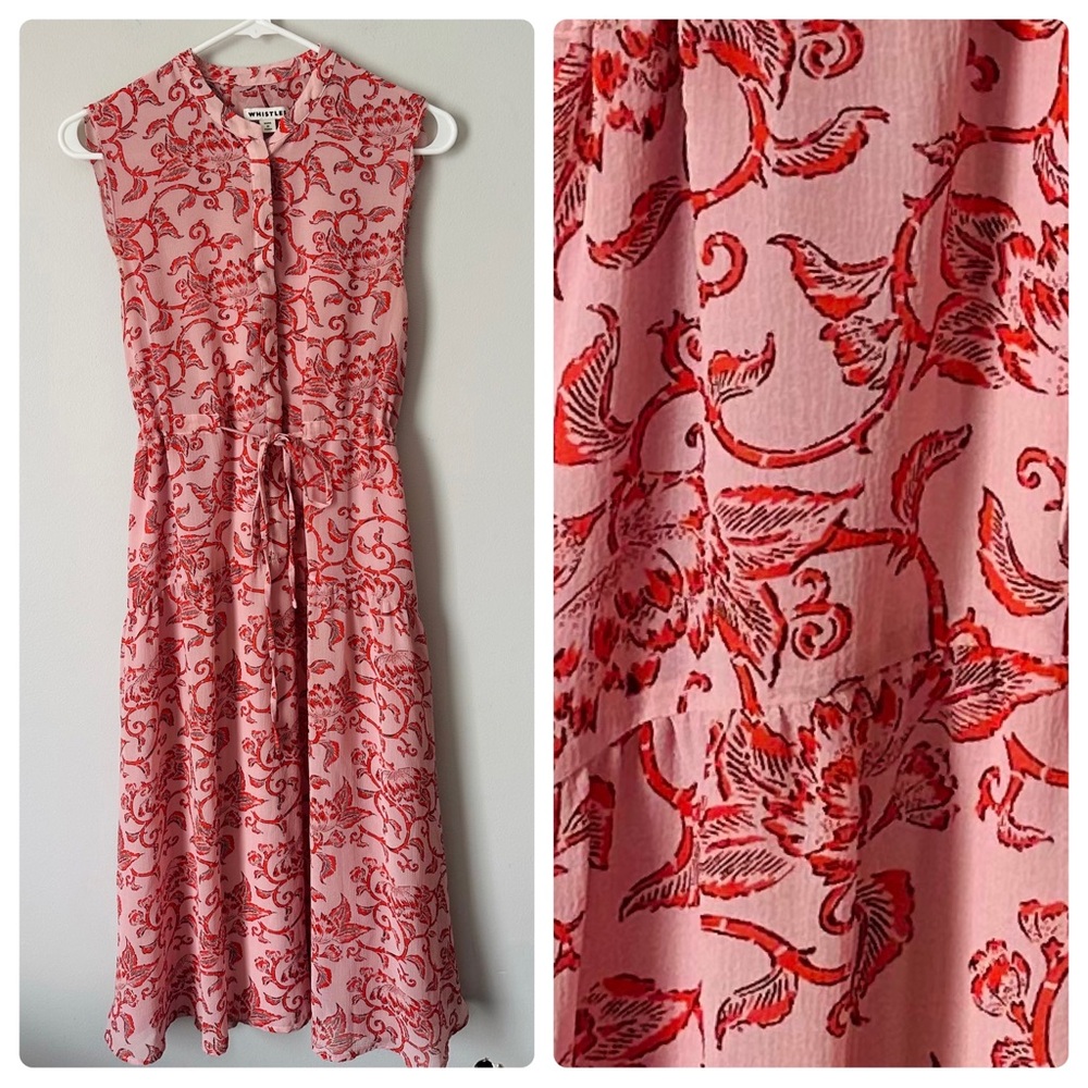 Whistles Printed Midi Dress